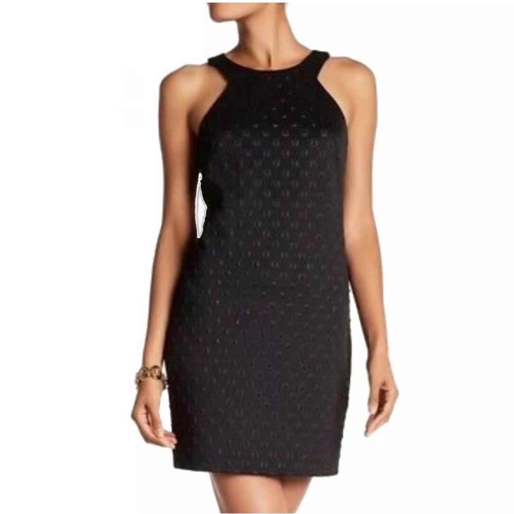 Trina Turk Little Black "STAGE" Mini Halter Dress Sz 6/8
